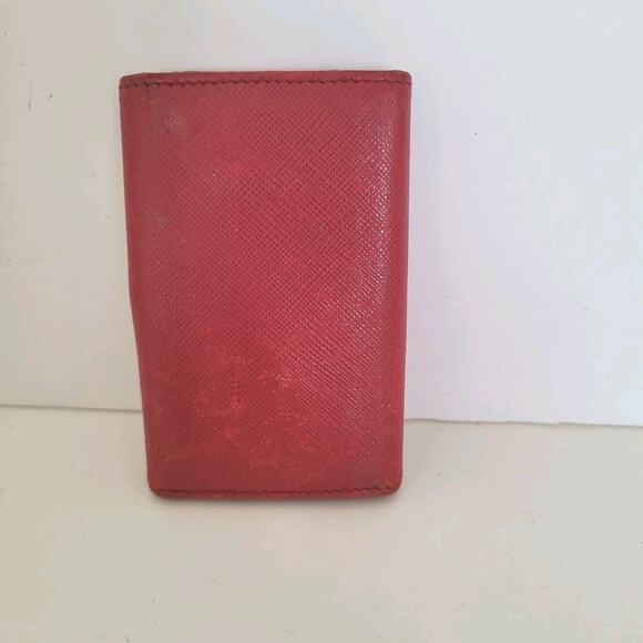 Salvatore Ferragamo Gancini Key Case Ring Holder Wallet Leather Small Pink - Picture 2 of 8